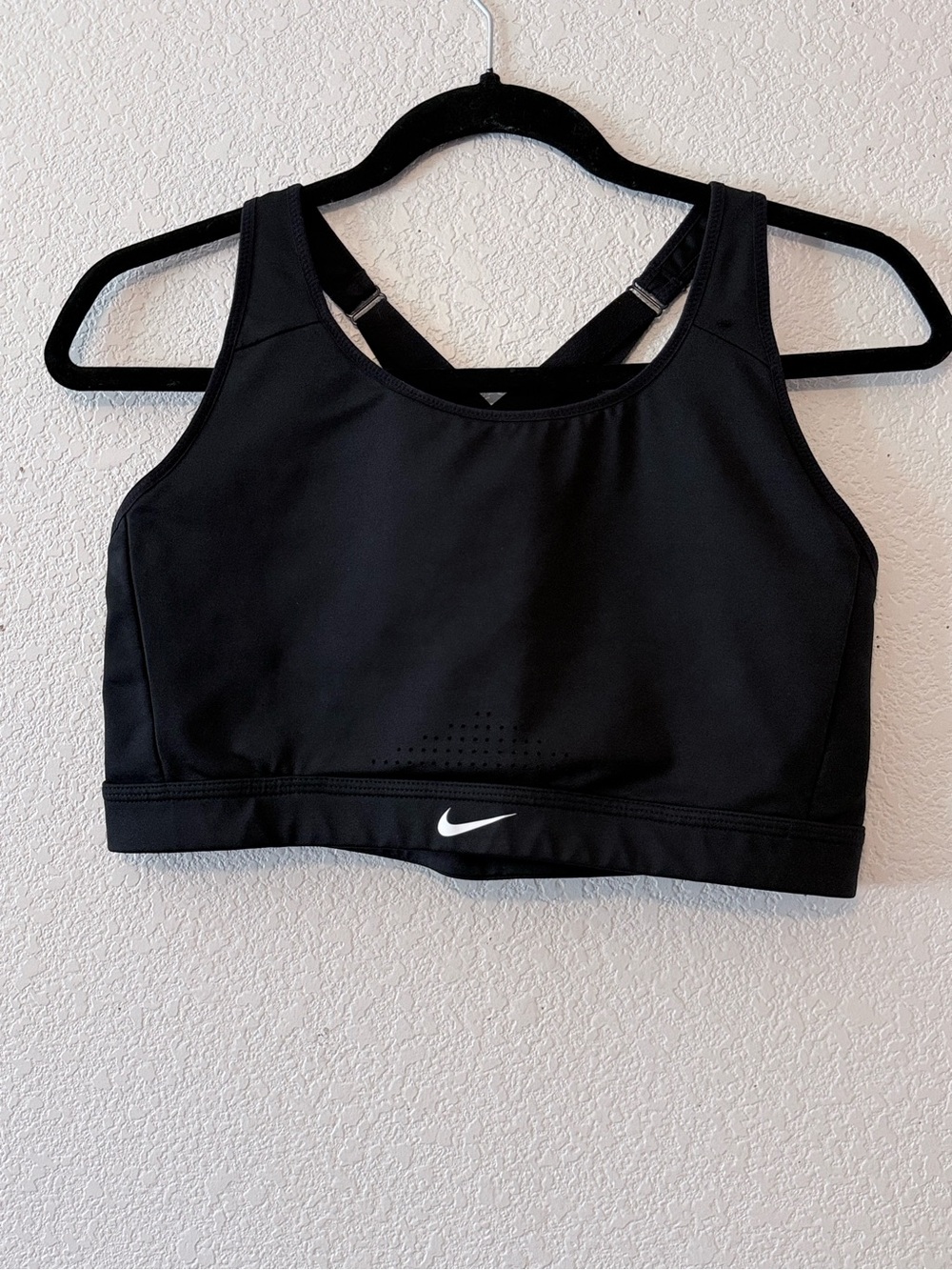 Nike Black High-Impact Racerback Sports Bra 0214